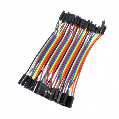 40 Cables Macho Hembra 20cm Premium Dupont Arduino Itytarg
