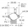 Sensor Presión Absoluto Mpx5100gp 14.5 Psi Salida Analogica 0.2 A 4.7v  Itytarg