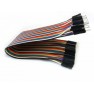 40 Cables Macho Hembra Dupont 30cm Arduino