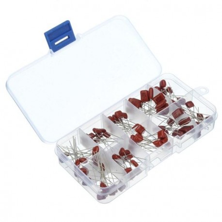Kit 100 Capacitor Poliester 10nf A 470nf X 100v 10 Valores Itytarg