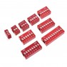 Kit Dip Switch 45 Piezas 9 Modelos 5 C/u Color Rojo Itytarg