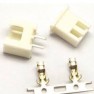 Lote 30 X  Conector Negro Housing Js Hembra 2pin  Pitch 2.54mm Js-2001-02  Itytarg