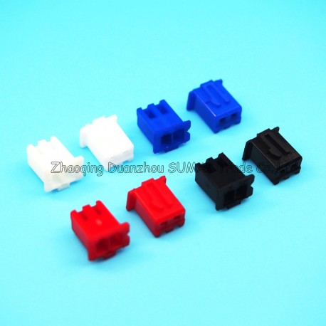 Lote 30 X  Conector Azul Housing Xh2.54 Hembra 2pin  Pitch 2.54mm Js-2001-02  Itytarg