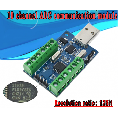 Módulo de comunicación 12-bit UART STM32 módulo ADC Fácil Instalación 