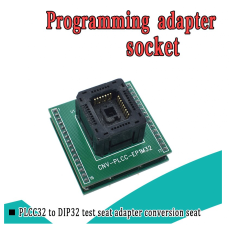 Adaptador Socket Zocalo Plcc32 A Dip32 Cnv-plcc-ep1m32 Programacion Bios I Itytarg