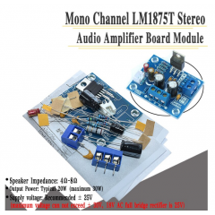 Diy Lm1875t Amplificador Potencia Audio 30w Mono Para Armar  Itytarg