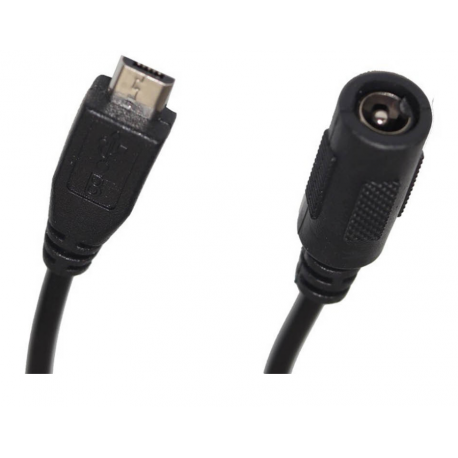 Cable Usb Micro 5v A Jack Dc 3.5mm 15cm Para Alimentacion Itytarg