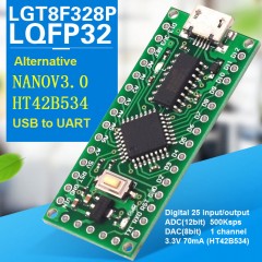Super Nano Lgt8f328p Lqfp32 Usb Micro Ht42b534 Itytarg