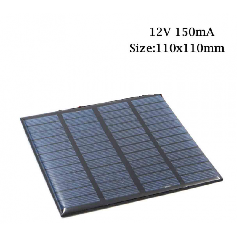 Panel Solar 12v 150ma 1.8w Cnc110x110-12 11x11cm Itytarg - IT&T Argentina  S.A.