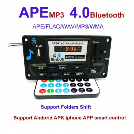 Outlet Reproductor Mp3 Fm Bluetooth 4.0 Frente + Control Itytarg