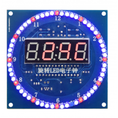 Diy Reloj Digital Led Giratorio Ds1302 Para Armar Itytarg