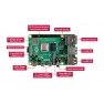 Kit Raspberry Pi 4 2gb Ram+ Con Gabinete Acrilico Y Disipadores Itytarg