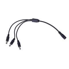Cable Dc Pulpo 1 Jack In / 3 Plug Out 5.5 X2.5mm 35cm Para Alimentacion Multiple  Itytarg