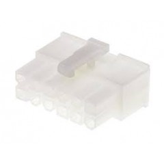 Lote 10 X Conector Minifit Housing Macho 4.20mm  2x6 Pines A Cable Tipo Js01112010  Itytarg