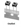 Outlet Lote 100 X Tact Switch 2 Pin Tsta-2 6x6x4.3 Mm Itytarg