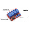 Modulo Rele 4ch Canales Relay Opto 12v Arduino Itytarg