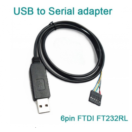 Cable Usb Ttl Ftdi Ft232rl Rts Cts 6 Hilos Conector 6 Pin Itytag - IT&T  Argentina S.A.