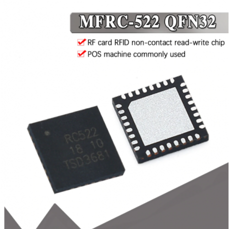 Chip Rfid Mfrc522 Mfrc-522 Rc522 13.56mhz Qfn32 Itytarg