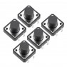 Lote 10 X Tact Switch Grande 12x12x8mm  Itytarg