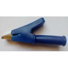 Pinza Clip Cocodrilo 32a Azul 57mm Itytarg