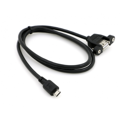 Cable Impresora USB 2.0 Tipo A/B Macho/Macho 50cm Negro