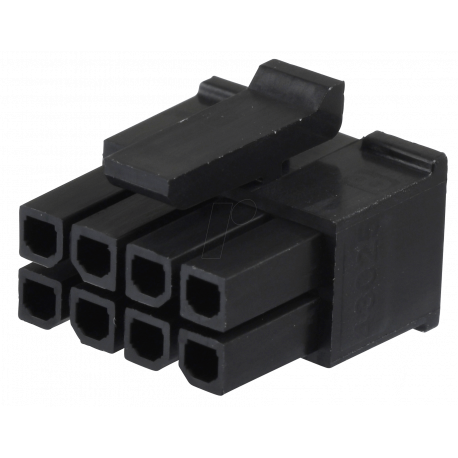 Lote 5 X Conector Microfit Housing Hembra 3mm 8 Pines 2x4 A Cable Tipo Cp3508 Itytarg