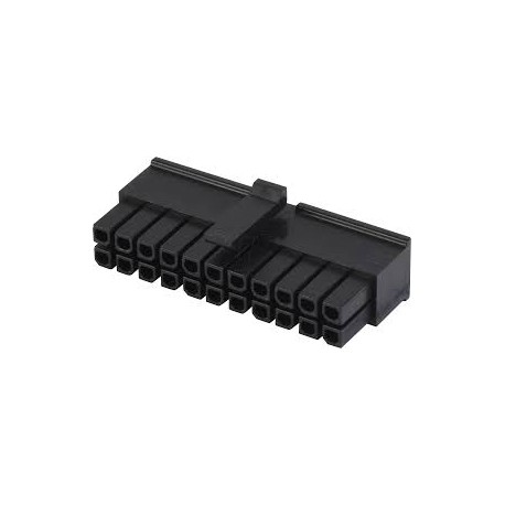 Lote 5 X Conector Microfit Housing Hembra 3mm 22 Pines 2x11 A Cable Tipo Cp3522s Itytarg