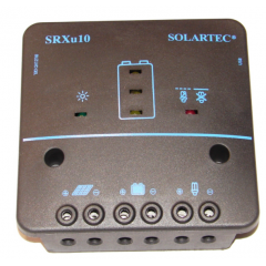 Regulador De Panel Solar Solartec Srxu10 12v/24v 10a Usb Pwm Itytarg