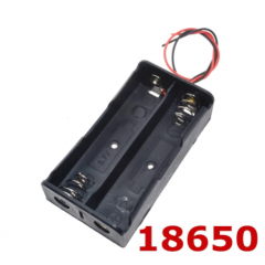 Bateria Holder 18650 X 2 Con Cable Itytarg