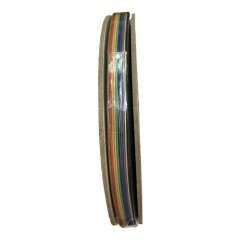 1 Metro Cable Plano 14 Conductores Awg28 1.27mm Dupont Flat  Itytarg