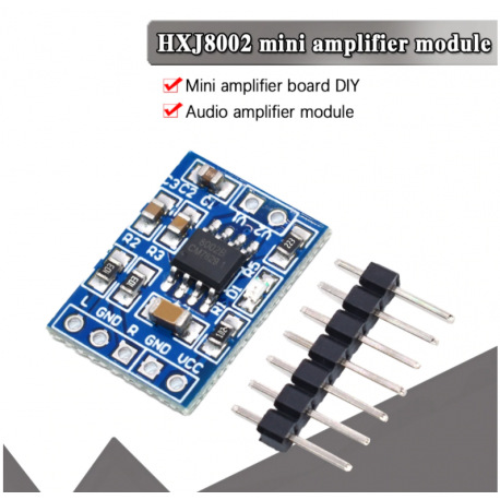 Hxj8002 Amplificador Audio Btl, 3w  Mono 2,0-5,5 V   Itytarg