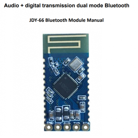 Jdy-66  Modulo Bluetooth Dual Audio+serial Uart  Itytarg