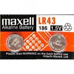 Lote 2 X Pila Bateria 1.5v Lr43 Alcalina Maxell Itytarg