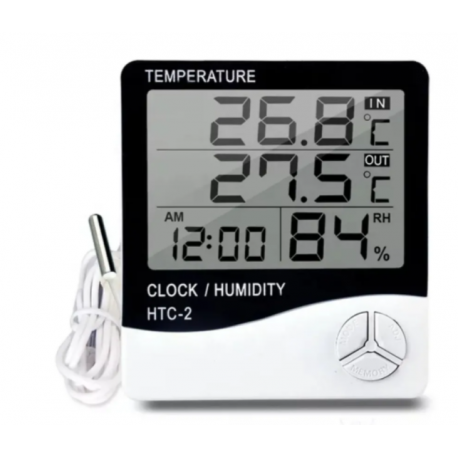 Termometro Higrometro Digital Con Sonda Interior y Exterior HTC 2 – House  Otazam
