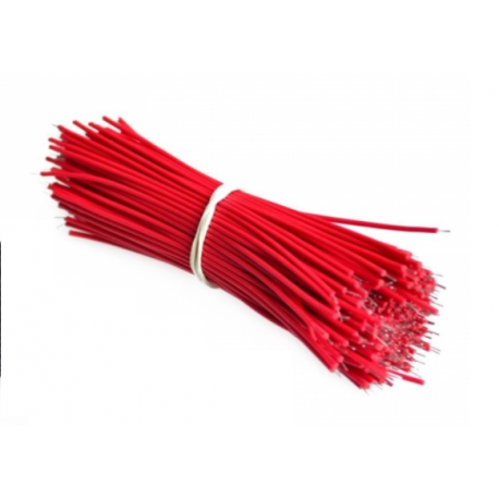 Lote 50 X Cables Patch 10cm Rojo Arduino Itytarg
