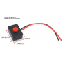Pulsador Box Pbs 12mm Rojo Con Cable Itytarg