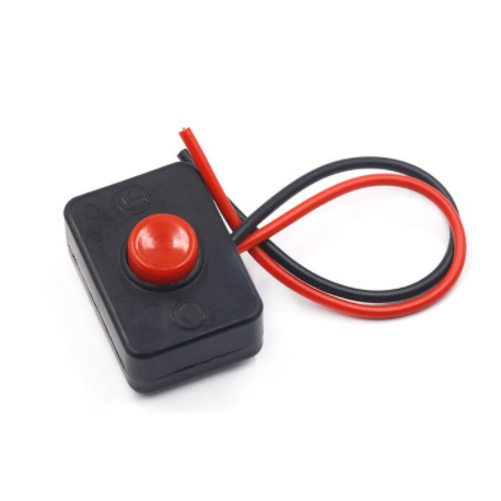 Pulsador Box Pbs 12mm Rojo Con Cable Itytarg