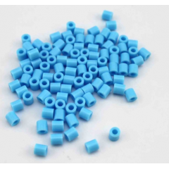 100 X Separador Placa Azul Cilindrico 5mm Diam 3mm Plastico Itytarg