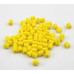100 X Separador Amarillo Cilindrico 5mm Diam 3mm Plastico Itytarg