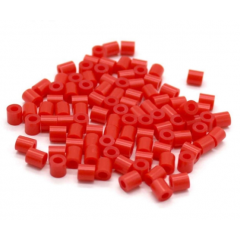 100 X Separador Rojo Cilindrico 5mm Diam 3mm Plastico Itytarg