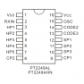 Pt2249a Receptor Decodificador Control Remoto Infrarrojo Dip16 Itytarg