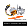 Kit Motor Brushless  Bldc A2212/10t 1400kv C/helice  Itytarg