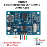 Sensor Ultrasonico Distancia Ip66 Jsn-sr04t V2.0  Rs232 Ttl 9600bps  Itytarg