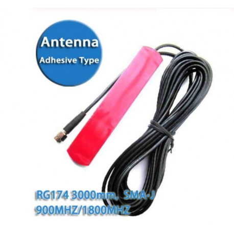 Antena Gsm Gprs 2g 3g  Autoadhesiva Cable 5m Sma Macho Itytarg