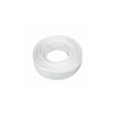Rollo Cable Blanco 5 Metros 0.25/0.35mm Unipolar Multifilar Cobre Ityt