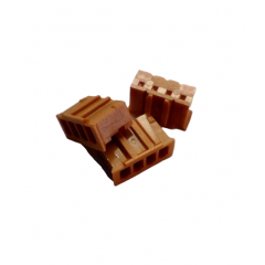 Lote 25 X Conector Housing 4pin 4ch Pitch 2mm Marron + Interior Itytarg