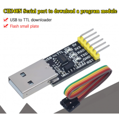 Conversor Serie Ttl Usb Ch340n Uart 3.3v 5v + Cable Dupont Debug Programacion Itytarg