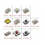 Kit Caja 250 Pulsadores Smd Tact Switch 25 Tipos X 10 C/u Itytarg