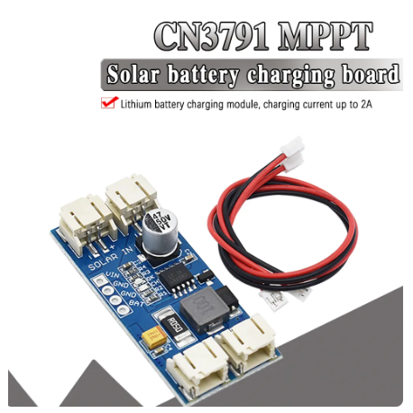 Cn3791 Regulador Mppt Panel Solar 9v Cargador 4.2v 2a Lipo C/ Ph2.0 2pin Itytarg