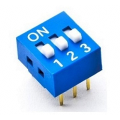 Lote 5 X Dip Switch Azul Vertical 2pin 2x3 Pitch 2.54mm Itytarg